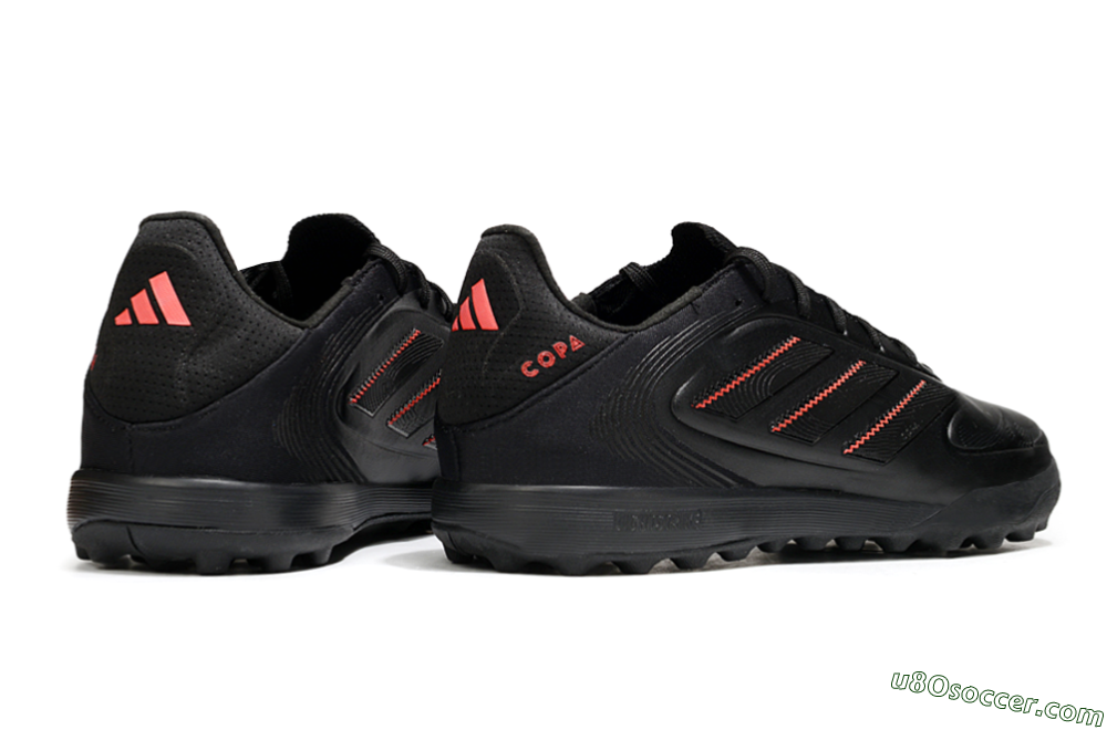 Adidas Copa Pure 3 TF Artificial Turf Soccer Shoes - Black/Red 6