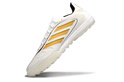 Adidas Copa Pure 3 TF Artificial Turf Soccer Shoes - White/Gold/Black