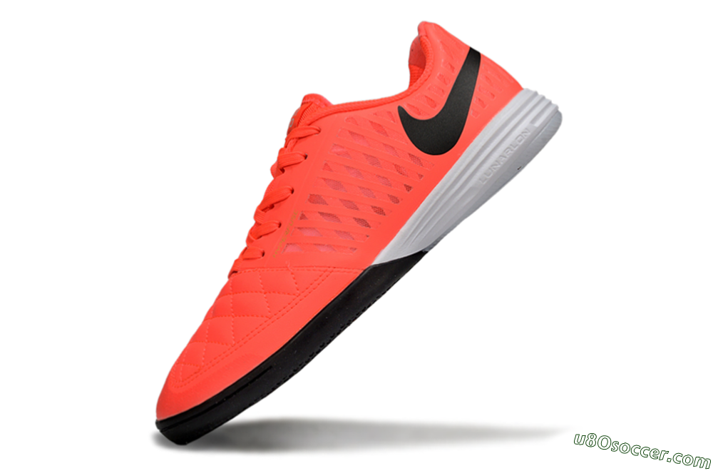 Nike Lunar Gato 2 IC Indoor & Futsal Soccer Shoes - Red/Black/White 5