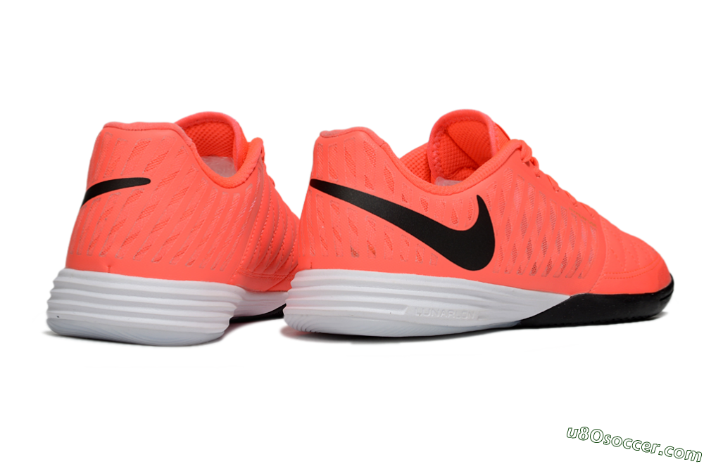 Nike Lunar Gato 2 IC Indoor & Futsal Soccer Shoes - Red/Black/White 6
