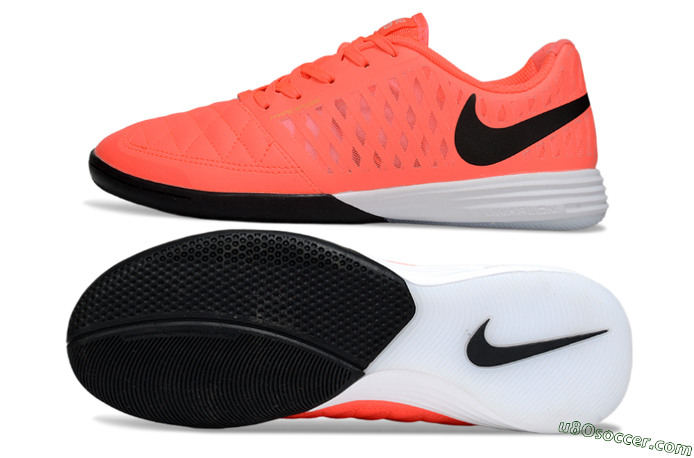 Nike Lunar Gato 2 IC Indoor & Futsal Soccer Shoes - Red/Black/White 0