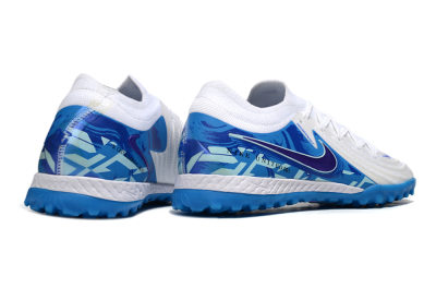 Nike Phantom GX 2 Elite TF Artificial Turf Soccer Shoes - White/Blue