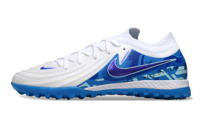 Nike Phantom GX 2 Elite TF Artificial Turf Soccer Shoes - White/Blue