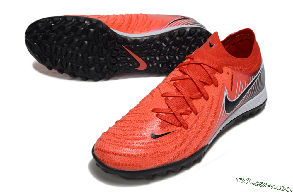 Nike Phantom GX 2 Elite TF Artificial Turf Soccer Shoes - Red/Black/White 3