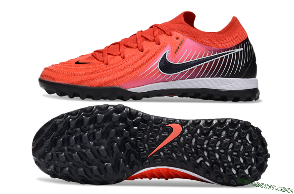 Nike Phantom GX 2 Elite TF Artificial Turf Soccer Shoes - Red/Black/White 0