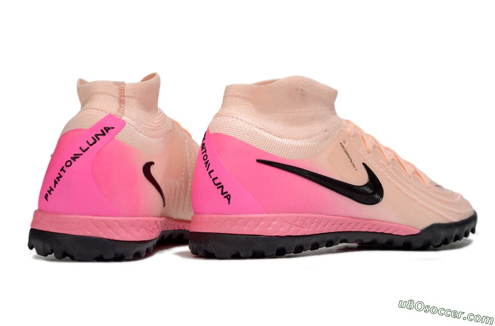 Nike Phantom Luna Elite NU TF Artificial Turf Soccer Shoes - Pink/Black 6