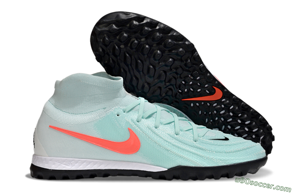 Nike Phantom Luna Elite NU TF Artificial Turf Soccer Shoes - Jade/Red/White 1