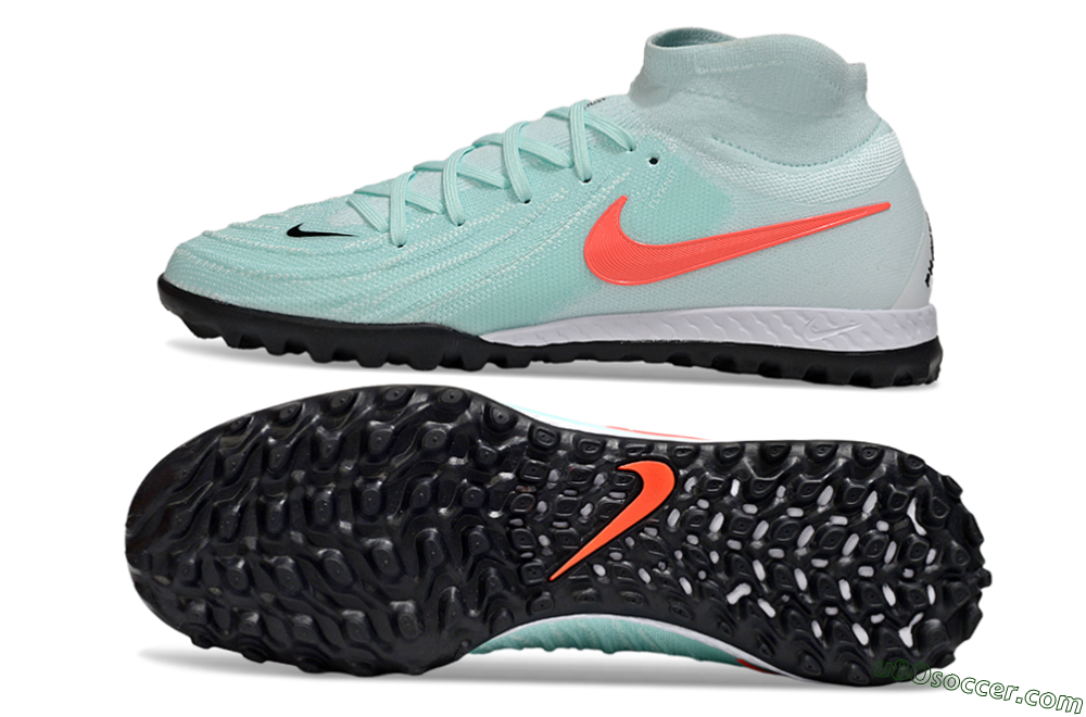 Nike Phantom Luna Elite NU TF Artificial Turf Soccer Shoes - Jade/Red/White 0