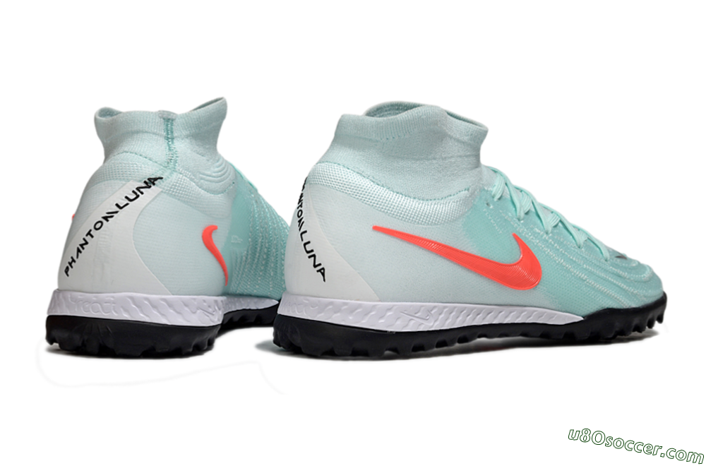 Nike Phantom Luna Elite NU TF Artificial Turf Soccer Shoes - Jade/Red/White 6