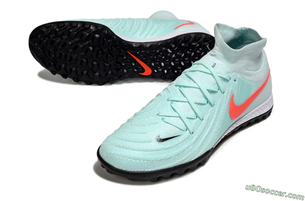 Nike Phantom Luna Elite NU TF Artificial Turf Soccer Shoes - Jade/Red/White 3