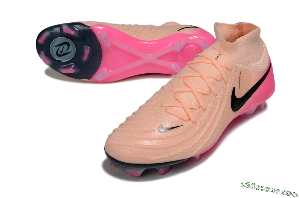 Nike Phantom Luna Elite NU FG Firm Ground Soccer Cleats - Pink/Black 3