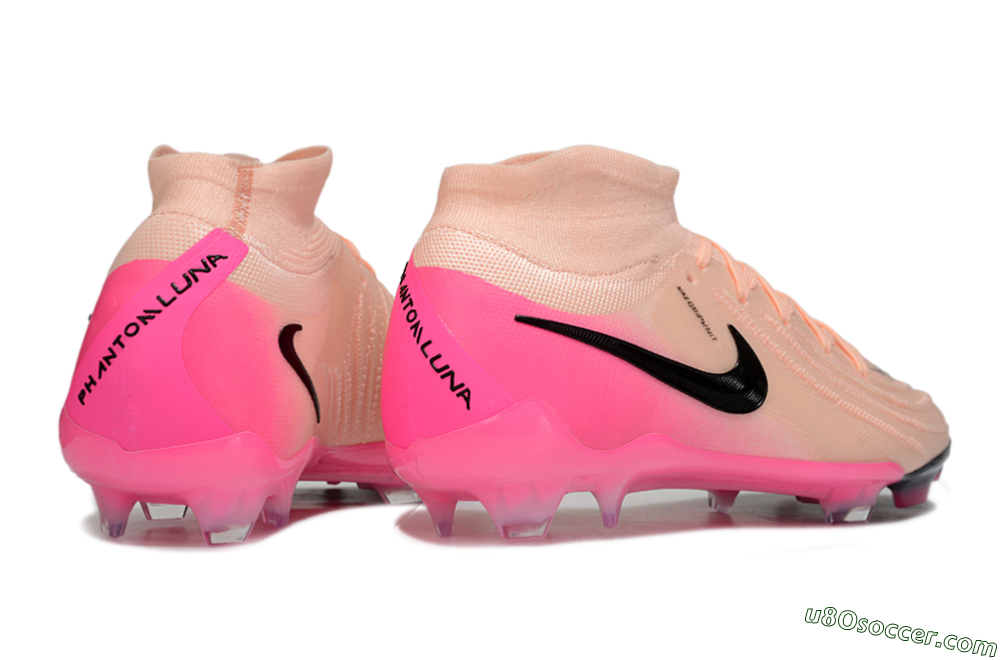 Nike Phantom Luna Elite NU FG Firm Ground Soccer Cleats - Pink/Black 6