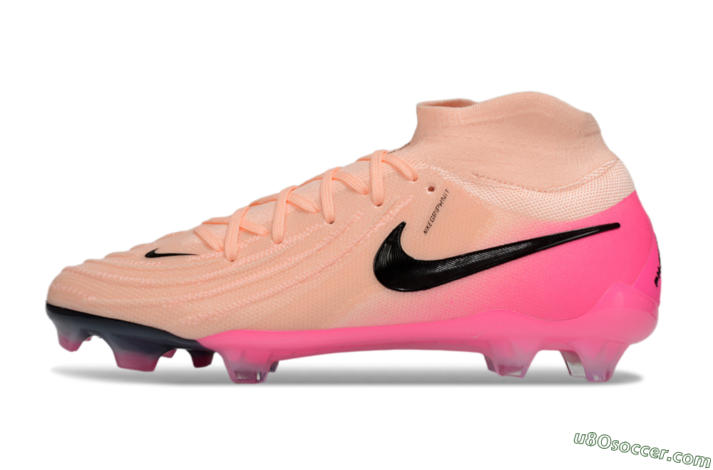 Nike Phantom Luna Elite NU FG Firm Ground Soccer Cleats - Pink/Black 2
