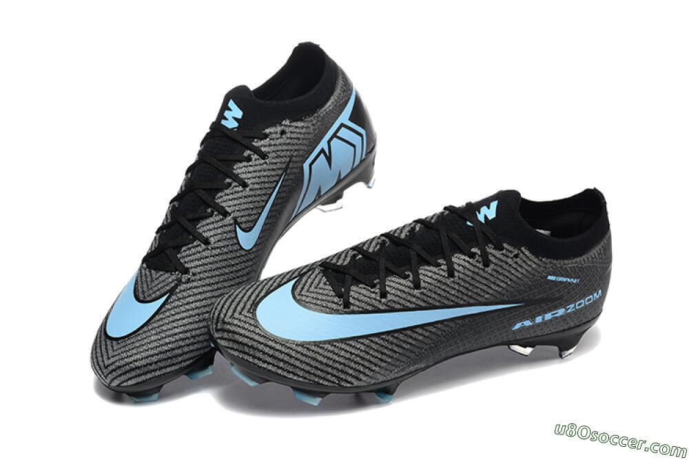 Nike Air Zoom Mercurial Vapor 16 Elite FG Firm Ground Soccer Cleats - Grey/Black/Jade 6