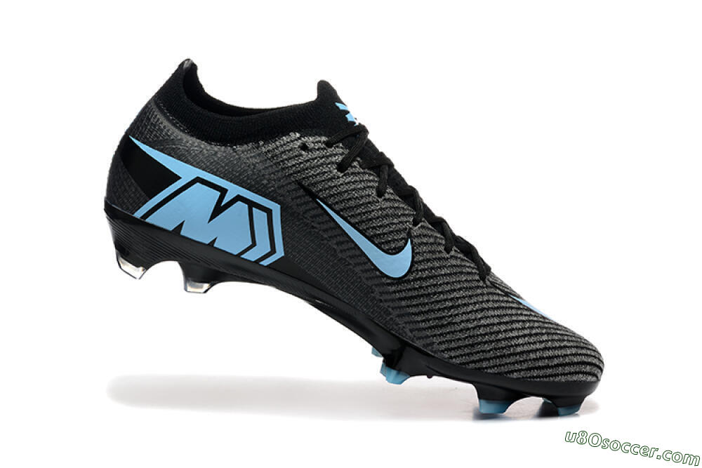 Nike Air Zoom Mercurial Vapor 16 Elite FG Firm Ground Soccer Cleats - Grey/Black/Jade 7