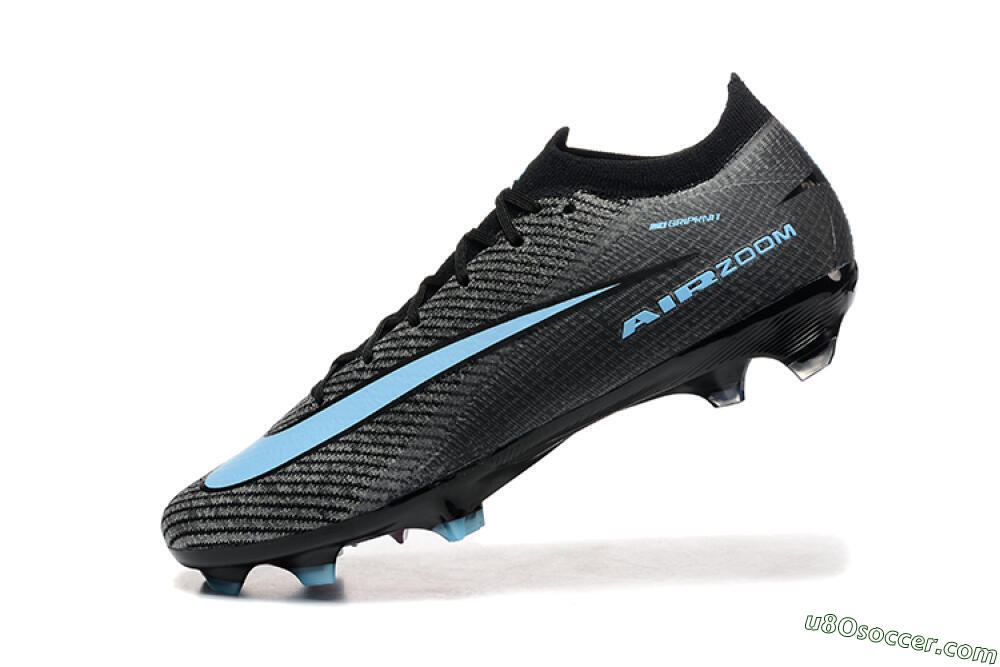 Nike Air Zoom Mercurial Vapor 16 Elite FG Firm Ground Soccer Cleats - Grey/Black/Jade 8