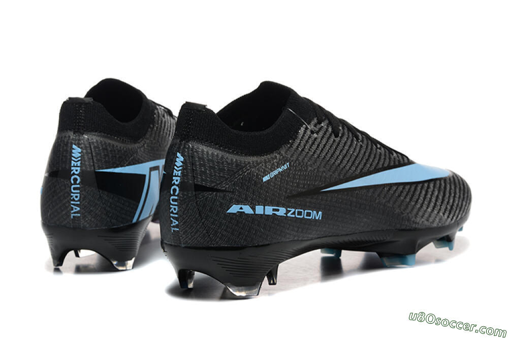 Nike Air Zoom Mercurial Vapor 16 Elite FG Firm Ground Soccer Cleats - Grey/Black/Jade 9
