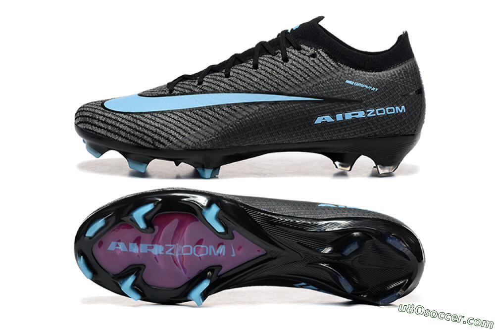 Nike Air Zoom Mercurial Vapor 16 Elite FG Firm Ground Soccer Cleats - Grey/Black/Jade 0