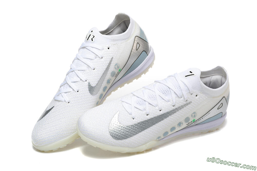 Nike Air Zoom Mercurial Vapor 16 Elite TF Artificial Turf Soccer Shoes - Beige/Silver/White 6