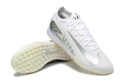 Nike Air Zoom Mercurial Vapor 16 Elite TF Artificial Turf Soccer Shoes - Beige/Silver/White