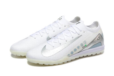Nike Air Zoom Mercurial Vapor 16 Elite TF Artificial Turf Soccer Shoes - Beige/Silver/White