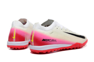 Nike Air Zoom Mercurial Vapor 16 Elite TF Artificial Turf Soccer Shoes - Beige/Black/Pink