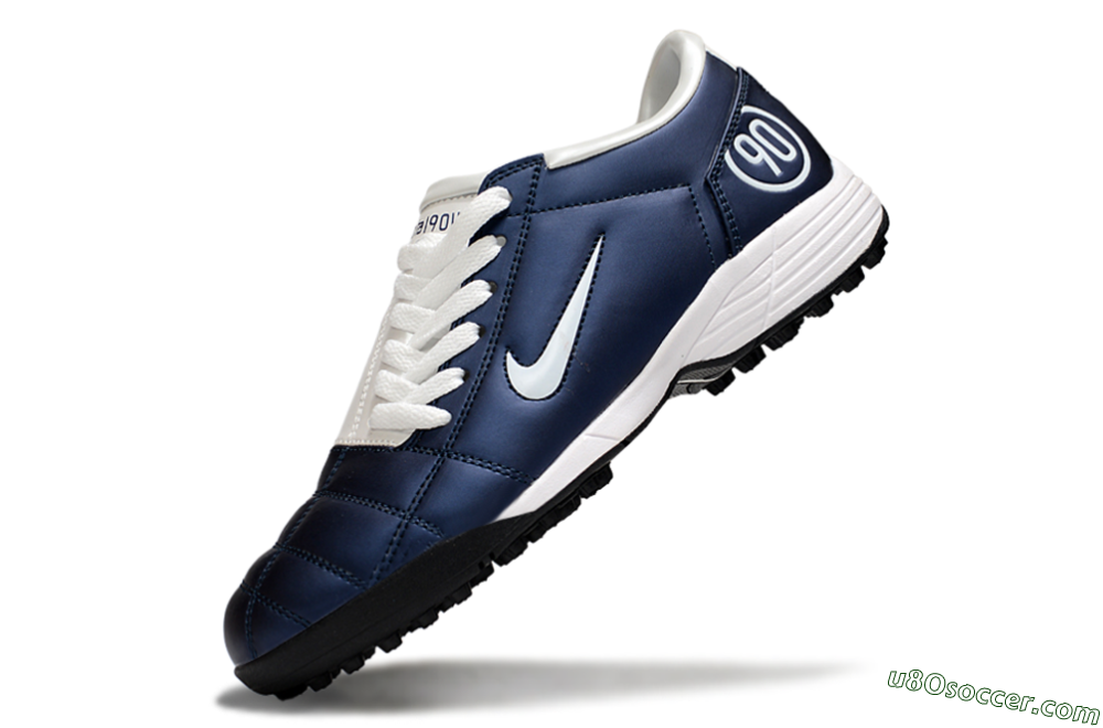 Nike Total 90 III TF Artificial Turf Soccer Shoes - Blue/Black/White 5
