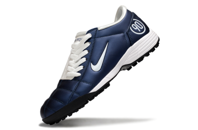 Nike Total 90 III TF Artificial Turf Soccer Shoes - Blue/Black/White