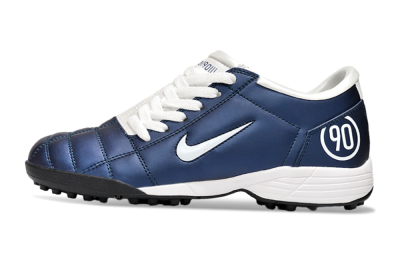 Nike Total 90 III TF Artificial Turf Soccer Shoes - Blue/Black/White