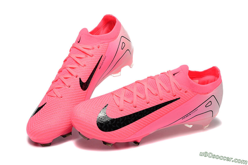 Nike Air Zoom Mercurial Vapor 16 Elite FG Firm Ground Soccer Cleats - Pink/Black 6