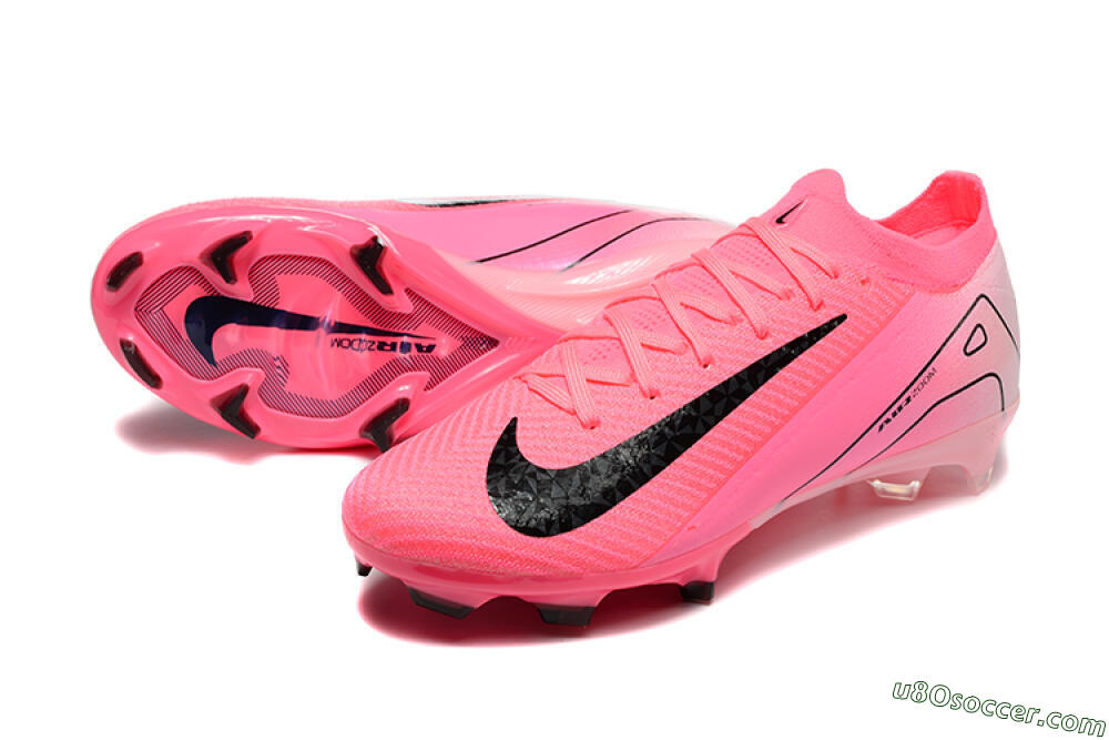 Nike Air Zoom Mercurial Vapor 16 Elite FG Firm Ground Soccer Cleats - Pink/Black 3