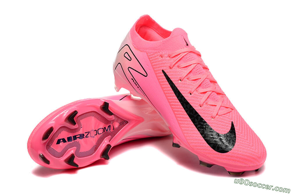 Nike Air Zoom Mercurial Vapor 16 Elite FG Firm Ground Soccer Cleats - Pink/Black 4