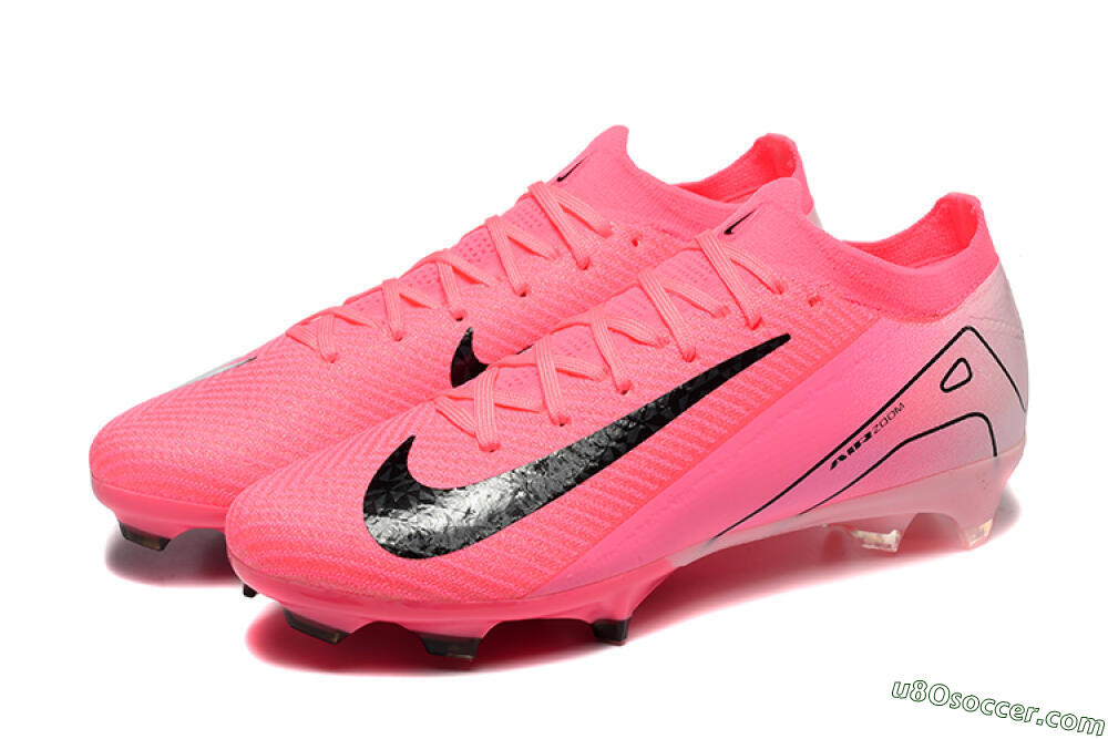 Nike Air Zoom Mercurial Vapor 16 Elite FG Firm Ground Soccer Cleats - Pink/Black 5