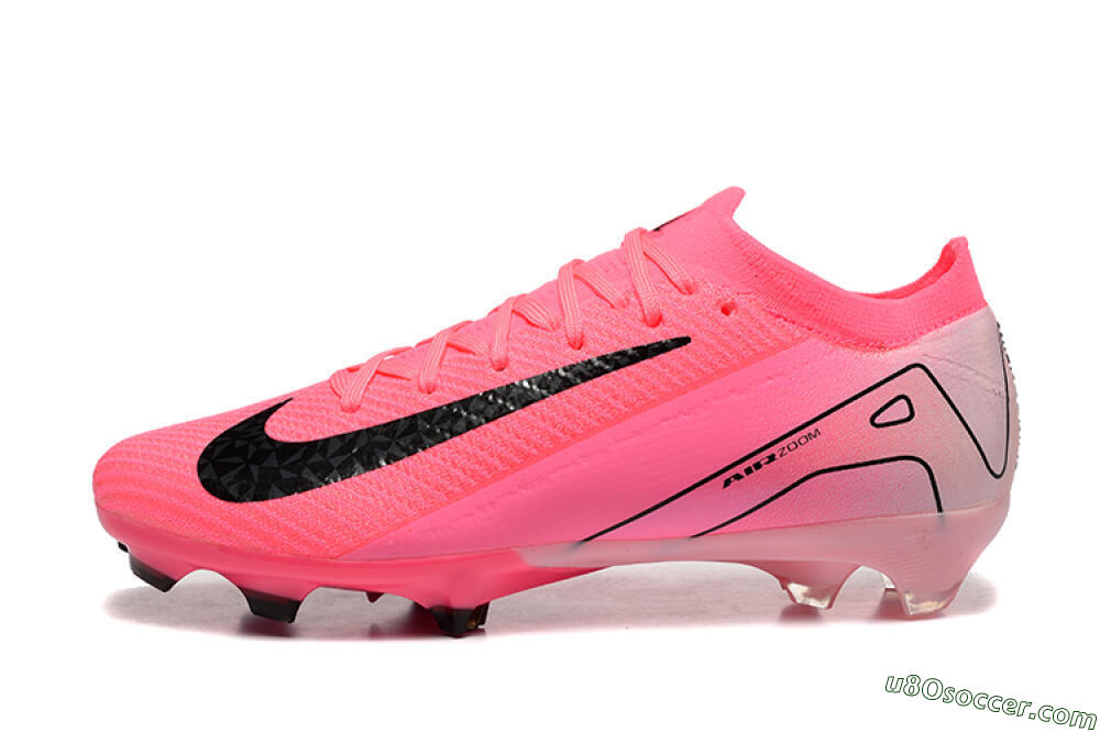 Nike Air Zoom Mercurial Vapor 16 Elite FG Firm Ground Soccer Cleats - Pink/Black 2
