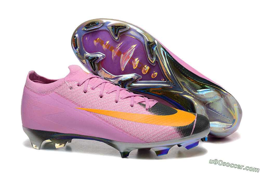 Nike Air Zoom Mercurial Vapor 16 Elite FG Firm Ground Soccer Cleats - Pink/Yellow/Black 1