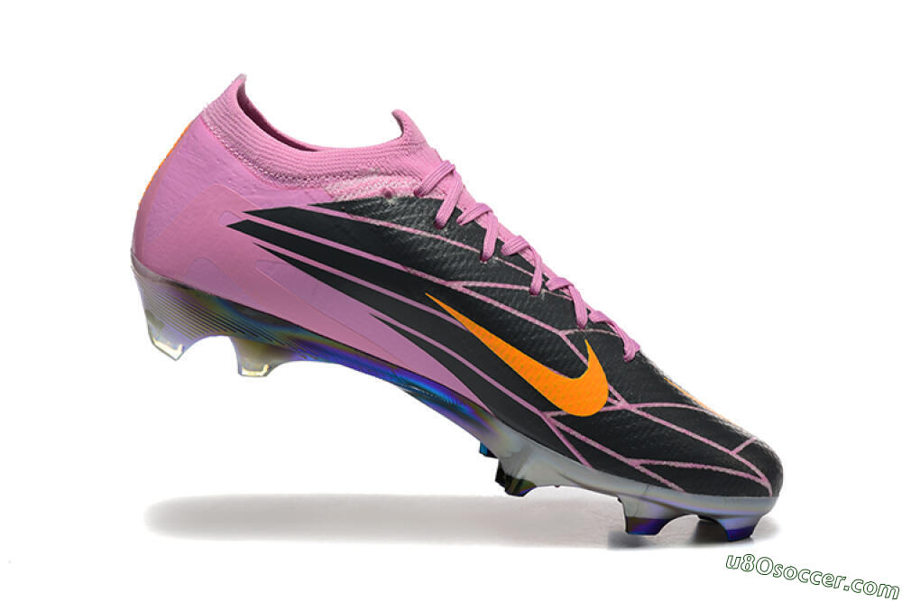 Nike Air Zoom Mercurial Vapor 16 Elite FG Firm Ground Soccer Cleats - Pink/Yellow/Black 7