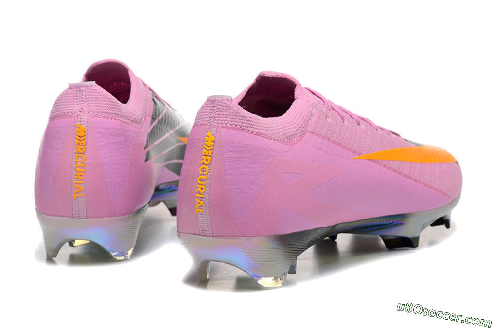 Nike Air Zoom Mercurial Vapor 16 Elite FG Firm Ground Soccer Cleats - Pink/Yellow/Black 9