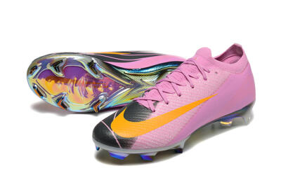 Nike Air Zoom Mercurial Vapor 16 Elite FG Firm Ground Soccer Cleats - Pink/Yellow/Black