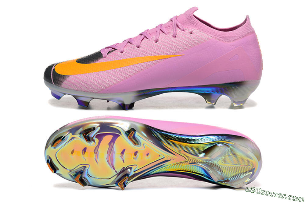 Nike Air Zoom Mercurial Vapor 16 Elite FG Firm Ground Soccer Cleats - Pink/Yellow/Black 0