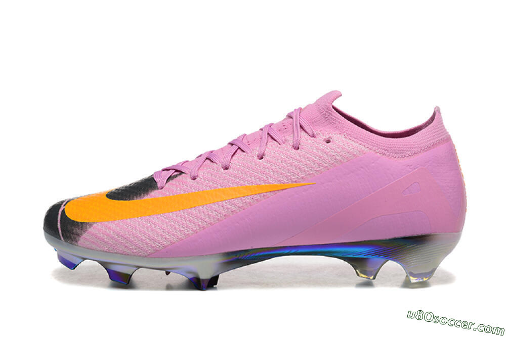 Nike Air Zoom Mercurial Vapor 16 Elite FG Firm Ground Soccer Cleats - Pink/Yellow/Black 2