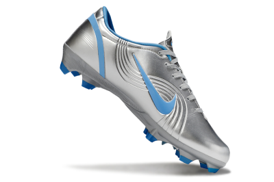 Nike Mercurial Vapor 1 Elite FG Firm Ground Soccer Cleats - Silver/Blue