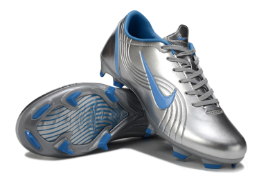 Nike Mercurial Vapor 1 Elite FG Firm Ground Soccer Cleats - Silver/Blue