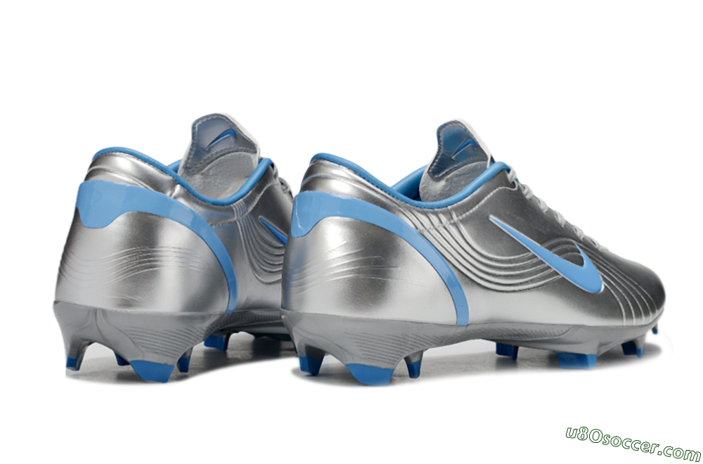 Nike Mercurial Vapor 1 Elite FG Firm Ground Soccer Cleats - Silver/Blue 6