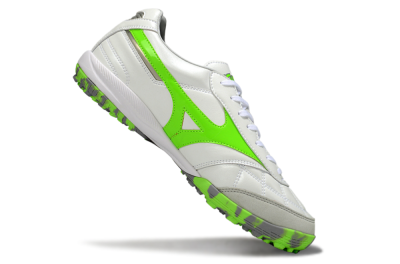 Mizuno Morelia Neo 4 TF Artificial Turf Soccer Shoes - Beige/Grey/Yellow