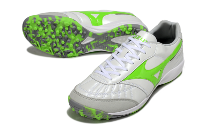 Mizuno Morelia Neo 4 TF Artificial Turf Soccer Shoes - Beige/Grey/Yellow
