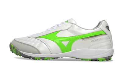 Mizuno Morelia Neo 4 TF Artificial Turf Soccer Shoes - Beige/Grey/Yellow
