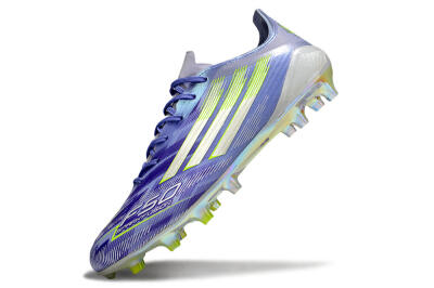 Adidas F50 Elite FG Firm Ground Soccer Cleats - Purple/Silver/Yellow