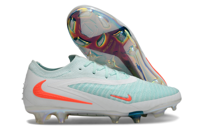Nike Phantom 6 Low Elite FG Firm Ground Soccer Cleats - Jade/White/Red