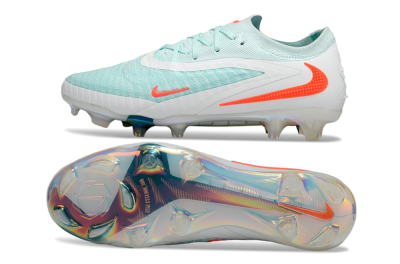 Nike Phantom 6 Low Elite FG Firm Ground Soccer Cleats - Jade/White/Red