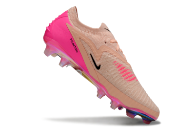 Nike Phantom 6 Low Elite FG Firm Ground Soccer Cleats - Pink/Black/Gold